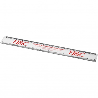 Logo trade promotional merchandise picture of: Renzo 30 cm plastic ruler