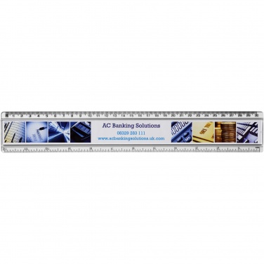 Logotrade business gift image of: Ellison 30 cm plastic insert ruler