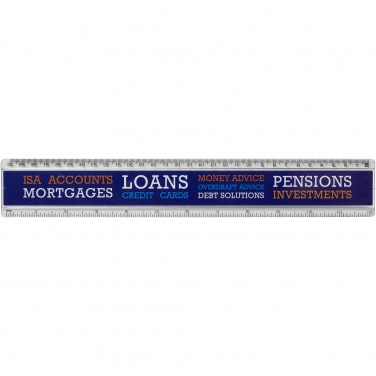 Logotrade promotional merchandise picture of: Ellison 30 cm plastic insert ruler