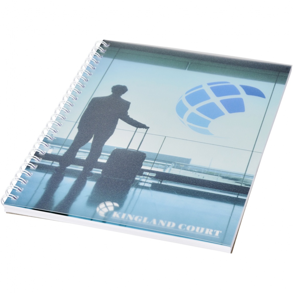 Logotrade advertising products photo of: Desk-Mate® wire-o A5 notebook PP cover