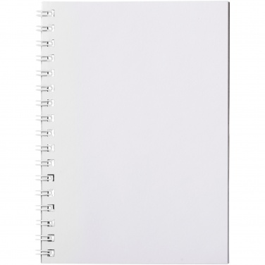 Logo trade promotional items image of: Desk-Mate® spiral A6 notebook PP cover