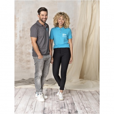 Logo trade business gifts image of: Beryl short sleeve men's organic recycled polo