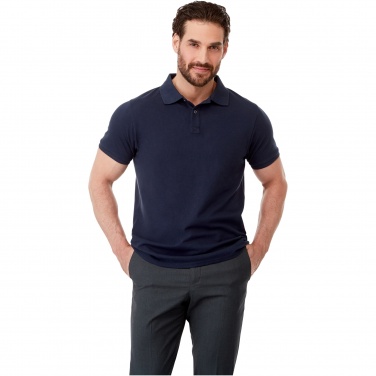 Logo trade advertising products picture of: Beryl short sleeve men's organic recycled polo