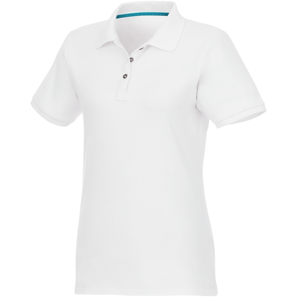 Logotrade promotional product picture of: Beryl short sleeve women's organic recycled polo