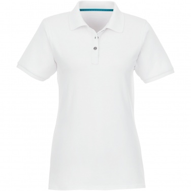 Logotrade promotional gift image of: Beryl short sleeve women's organic recycled polo