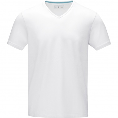 Logo trade promotional products picture of: Kawartha short sleeve men's organic V-neck t-shirt