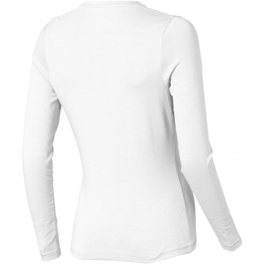 Logo trade promotional merchandise picture of: Ponoka long sleeve women's organic t-shirt