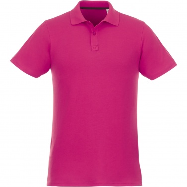 Logo trade promotional giveaways image of: Helios short sleeve men's polo