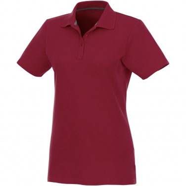 Logo trade corporate gifts image of: Helios short sleeve women's polo