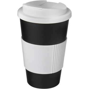 Logotrade promotional products photo of: Americano® 350 ml tumbler with grip & spill-proof lid