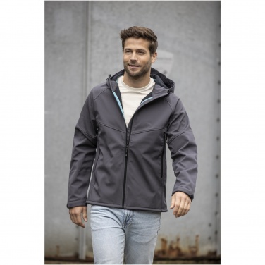 Logo trade advertising products picture of: Coltan men’s GRS recycled softshell jacket