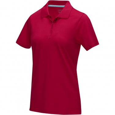 Logo trade corporate gift photo of: Graphite short sleeve women’s organic polo