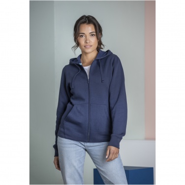 Logotrade promotional product image of: Ruby women’s organic recycled full zip hoodie