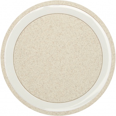 Logo trade promotional merchandise picture of: Naka 5W wheat straw wireless charging pad