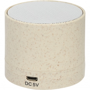 Logotrade corporate gift image of: Kikai wheat straw Bluetooth® speaker