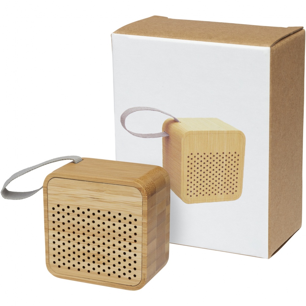 Logo trade promotional giveaway photo of: Arcana bamboo Bluetooth® speaker