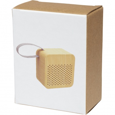Logo trade promotional item photo of: Arcana bamboo Bluetooth® speaker
