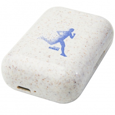 Logo trade promotional giveaway photo of: Nantai wheat straw True Wireless earbuds