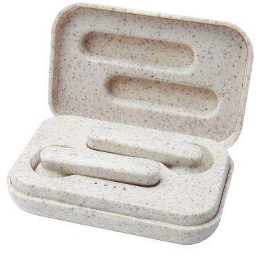 Logotrade promotional product picture of: Nantai wheat straw True Wireless earbuds