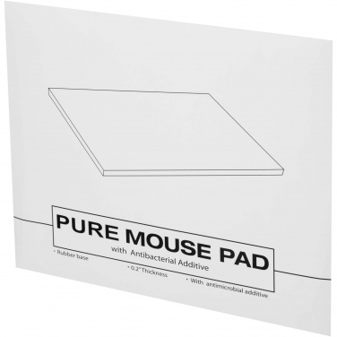 Logotrade promotional items photo of: Pure mouse pad with antibacterial additive
