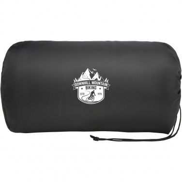 Logo trade promotional gift photo of: Marigold GRS certified RPET polar fleece and sherpa blanket