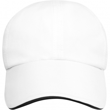 Logo trade promotional item photo of: Morion 6 panel GRS recycled cool fit sandwich cap