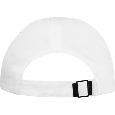 Logo trade promotional gifts image of: Morion 6 panel GRS recycled cool fit sandwich cap