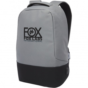 Logo trade promotional items image of: Cover GRS RPET anti-theft backpack 18L