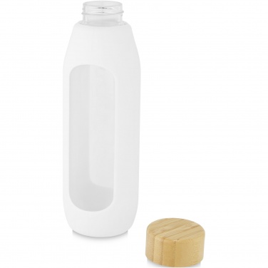 Logotrade promotional gift picture of: Tidan 600 ml borosilicate glass bottle with silicone grip