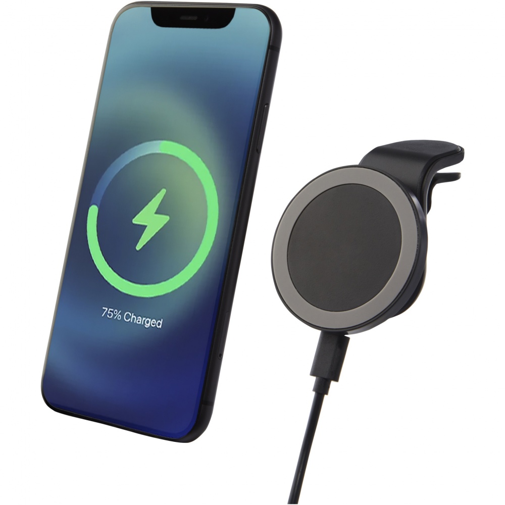 Logo trade promotional gifts image of: Magclick 10W wireless magnetic car charger