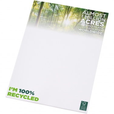 Logo trade advertising products picture of: Desk-Mate® A4 recycled notepad