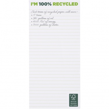 Logotrade corporate gifts photo of: Desk-Mate® 1/3 A4 recycled notepad