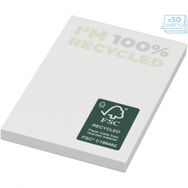 Logo trade promotional products picture of: Sticky-Mate® recycled sticky notes 50 x 75 mm