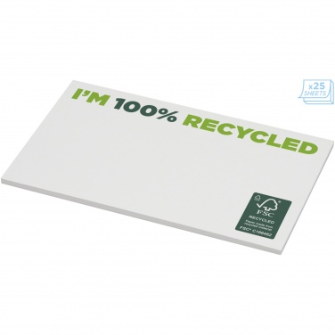 Logotrade promotional product image of: Sticky-Mate® recycled sticky notes 127 x 75 mm