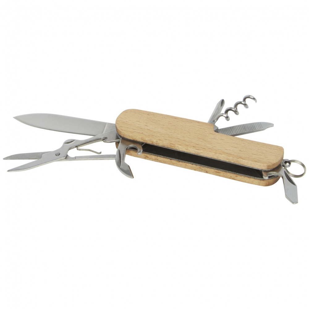 Logotrade advertising product image of: Richard 7-function wooden pocket knife
