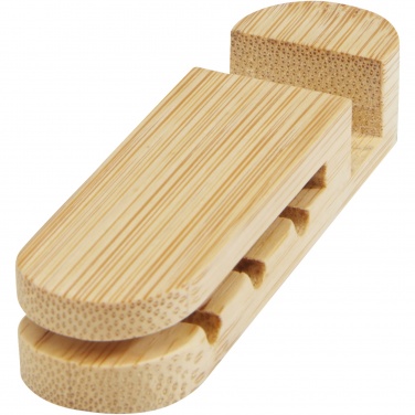 Logo trade promotional giveaway photo of: Edulis bamboo cable manager 