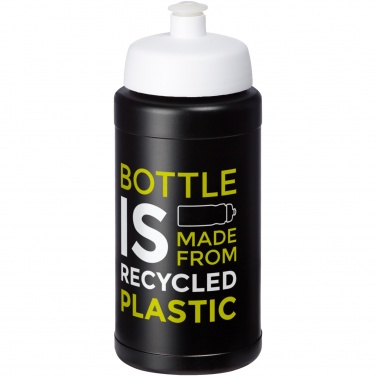 Logo trade promotional products image of: Baseline 500 ml recycled sport bottle