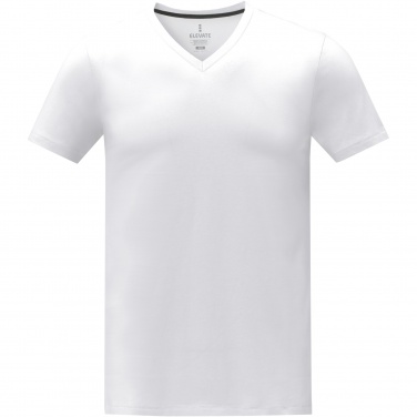 Logo trade promotional products picture of: Somoto short sleeve men's V-neck t-shirt 