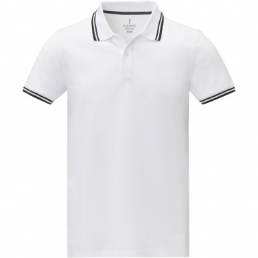 Logo trade promotional gifts picture of: Amarago short sleeve men's tipping polo
