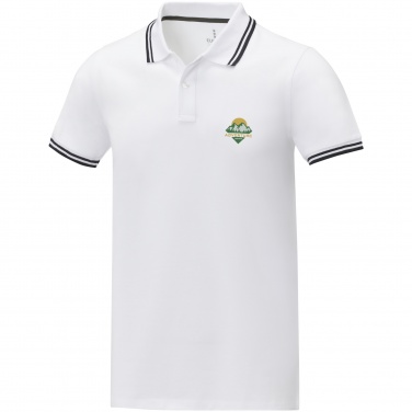 Logotrade advertising products photo of: Amarago short sleeve men's tipping polo