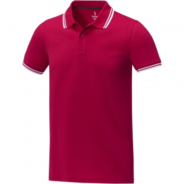 Logo trade promotional gifts image of: Amarago short sleeve men's tipping polo