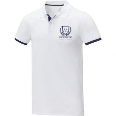 Logo trade advertising products picture of: Morgan short sleeve men's duotone polo