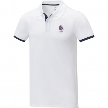 Logo trade promotional merchandise picture of: Morgan short sleeve men's duotone polo