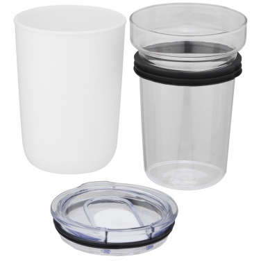 Logotrade promotional giveaway picture of: Bello 420 ml glass tumbler with recycled plastic outer wall