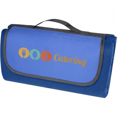Logo trade business gift photo of: Salvie recycled plastic picnic blanket
