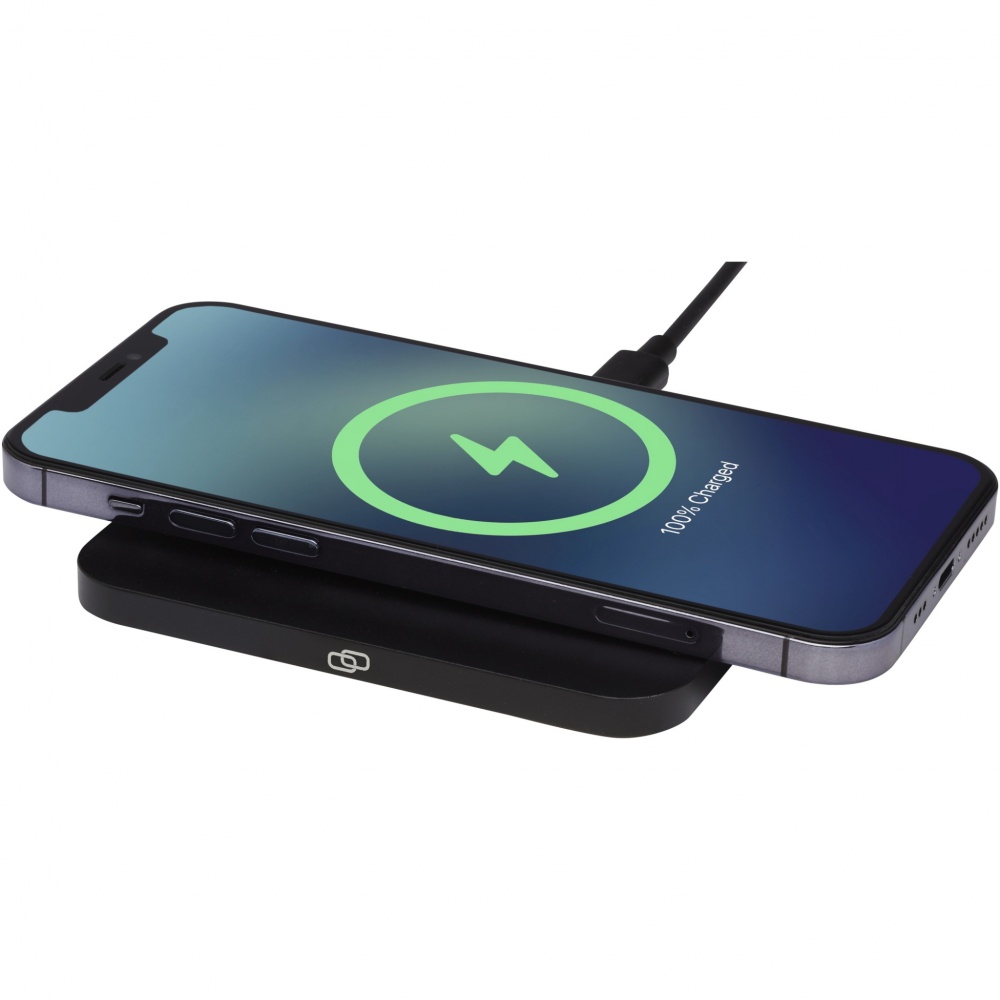 Logo trade business gifts image of: Hybrid 15W premium wireless charging pad