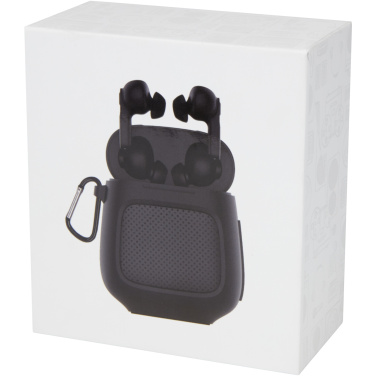 Logo trade promotional products image of: Remix auto pair True Wireless earbuds and speaker