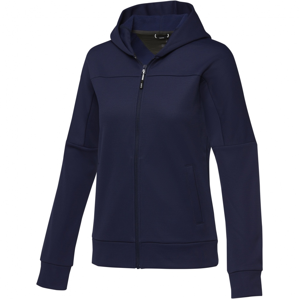 Logo trade promotional merchandise image of: Nubia women's performance full zip knit jacket