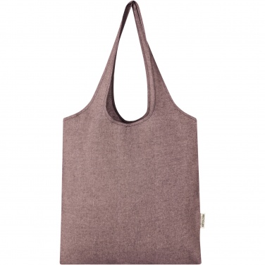 Logo trade corporate gifts picture of: Pheebs 150 g/m² recycled cotton trendy tote bag 7L