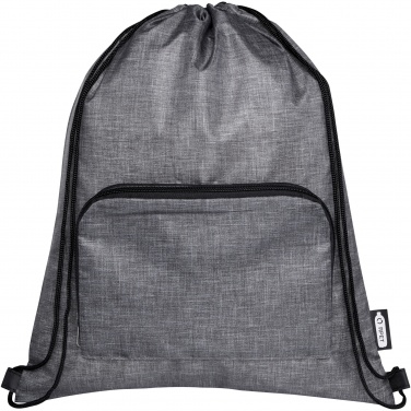 Logotrade promotional item picture of: Ash recycled foldable drawstring bag 7L